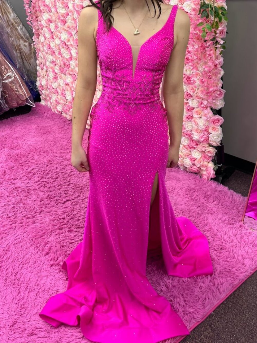 Amarra Hot Pink Prom Dress (BRAND NEW) - Size 00